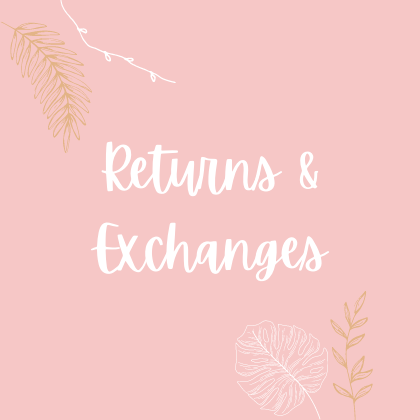 Returns & Exchanges