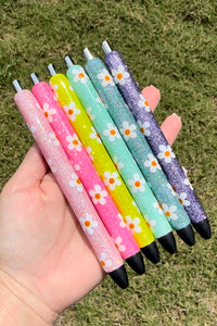 Daisy Glitter Pen Bundle (Set of 6)