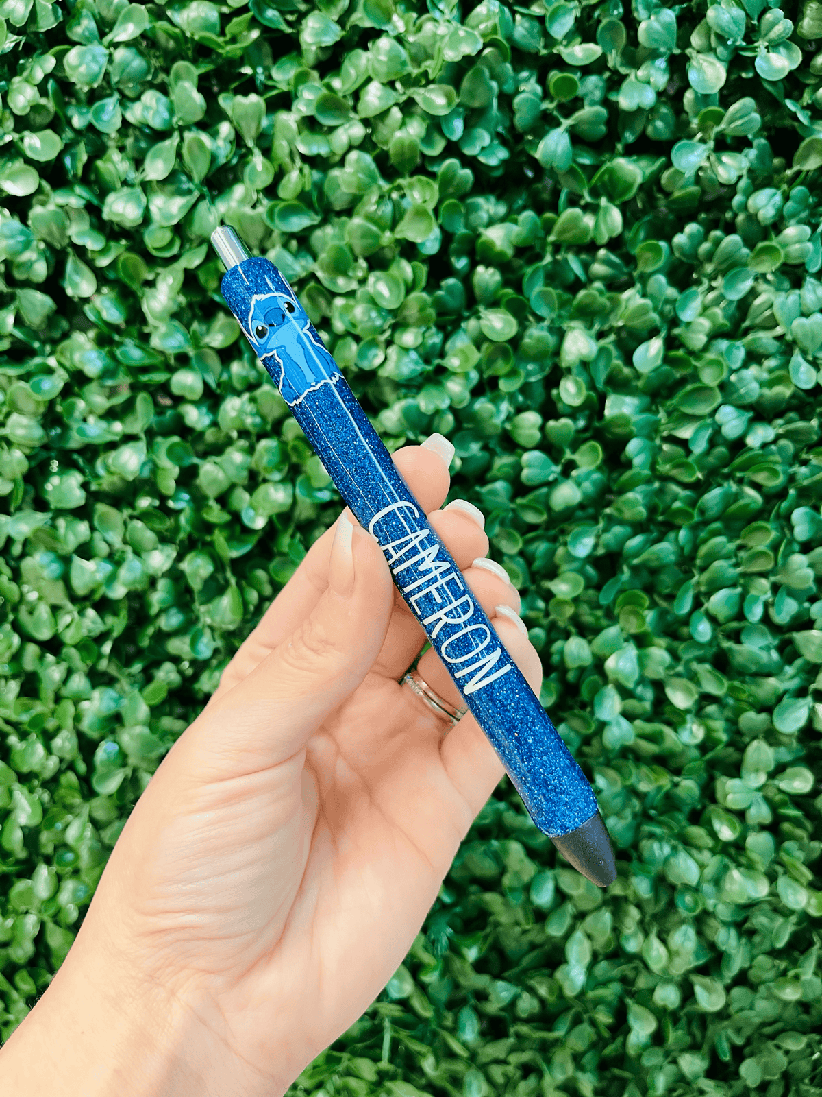 Alien Personalized Glitter Pen