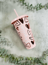 Blush Personalized Cold Cup